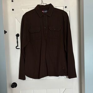Chaps Men's Brown Shirt